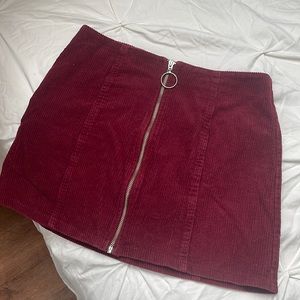 Corduroy skirt